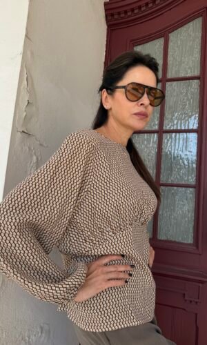 Viskozės paladinės ilgomis rankovėmis