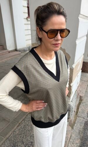 Raštuota liemenė moterims