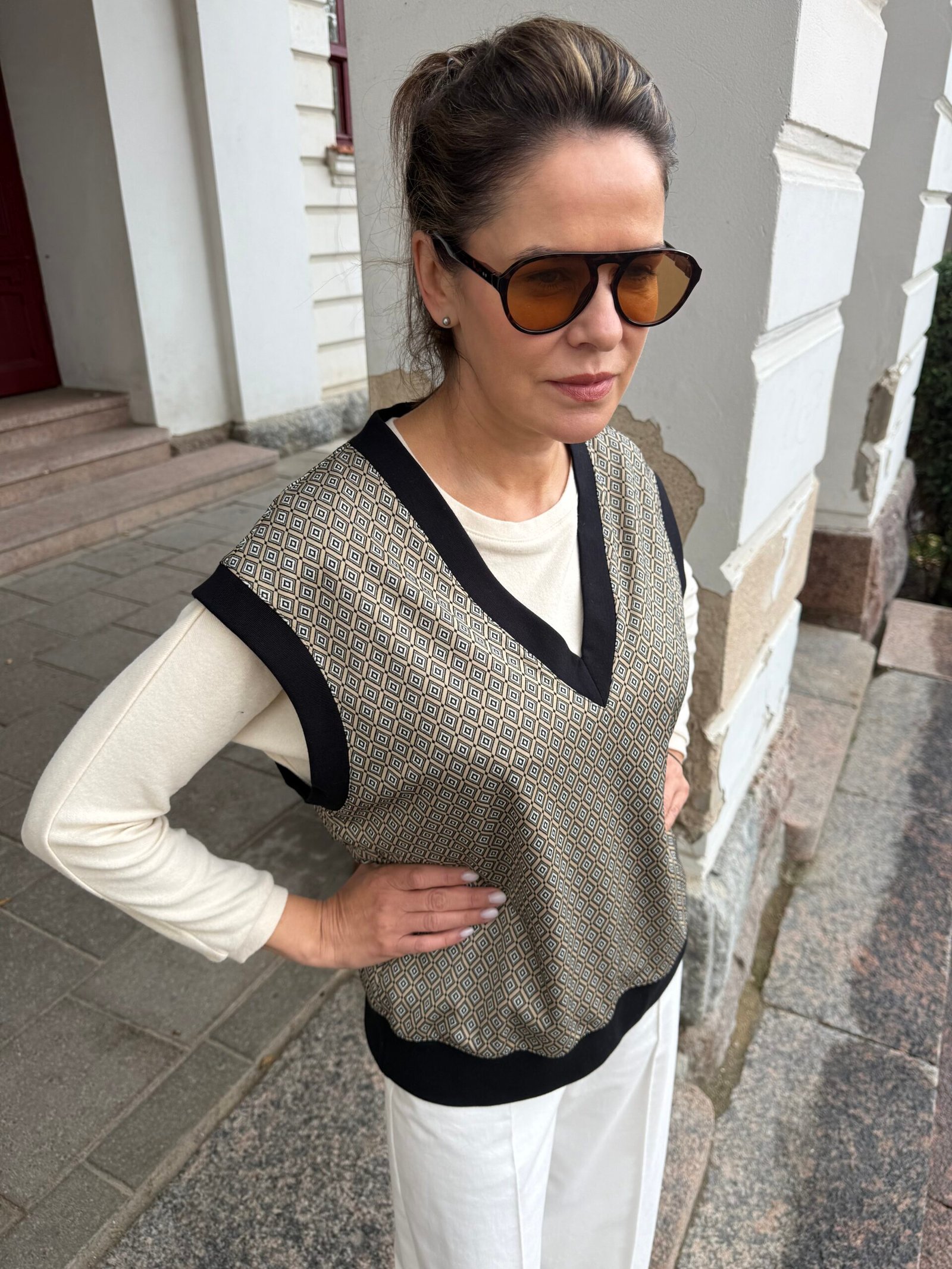 Raštuota liemenė moterims