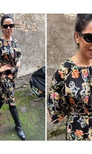 Itališkos viskozės vienetinė suknelė