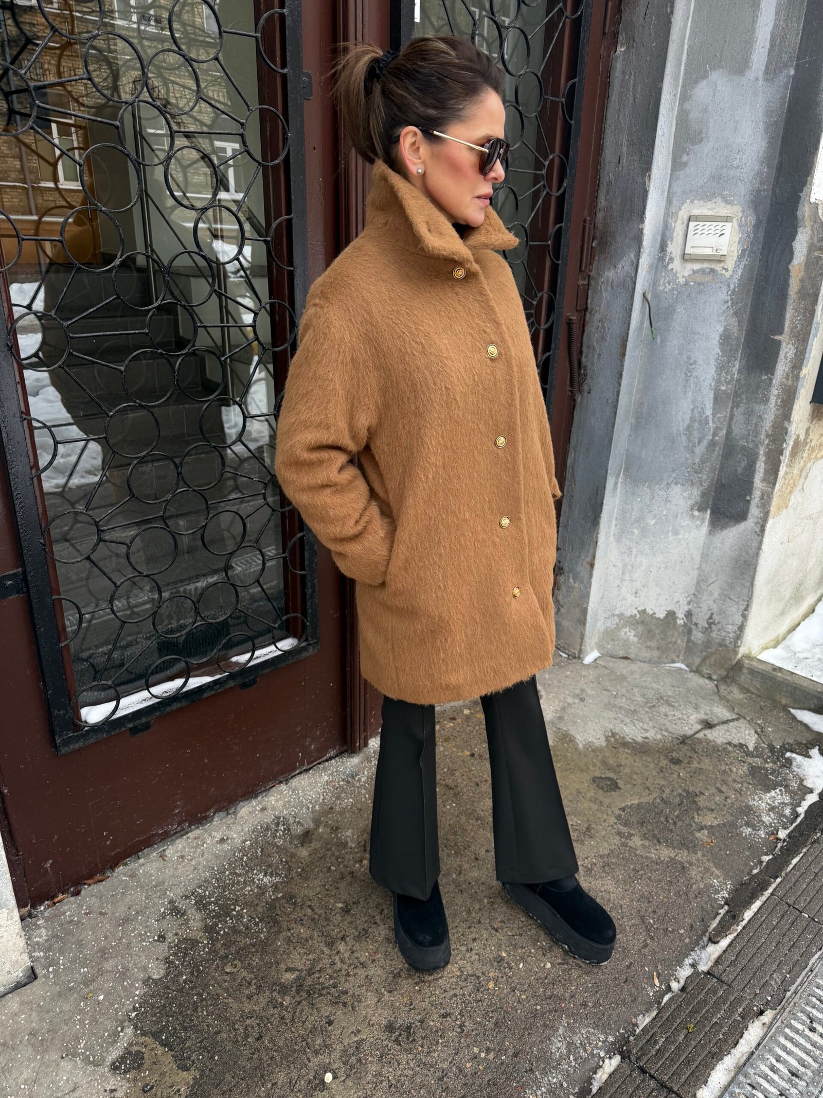 Alpakos puspaltis+alpakos kepurė dovanų. - Image 2