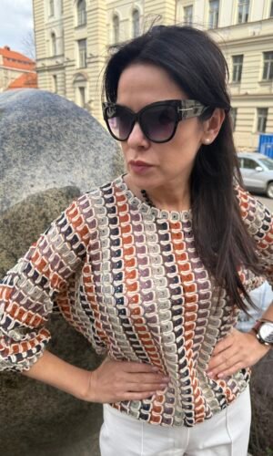 Kimono kirpimo nerta palaidinė